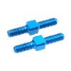 CoudarTitie 2 Pieces Turnbuckle Shaft 3x18mm Aluminum Alloy Spare Parts Direct Repalcements for 54247 W202 RC Car Hobby Toy Vehicles view 4