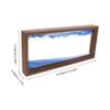 Anneome Flowing Art Picture Frame Desk Ornament Relaxing Sandscape Office Decor Modern Desktop Decoration view 2