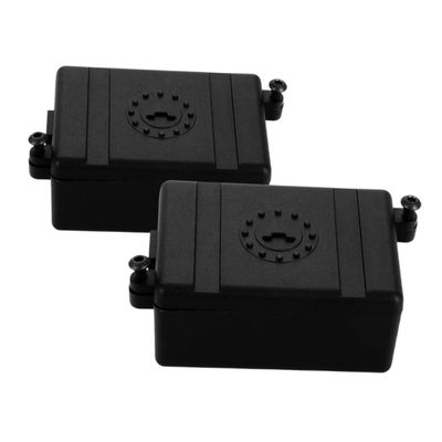 Toddmomy 2pcs Rc Receiver Box Protector Case for Rc Car and Boat Models Plastic Electronics Storage Box Easy Installation Performance