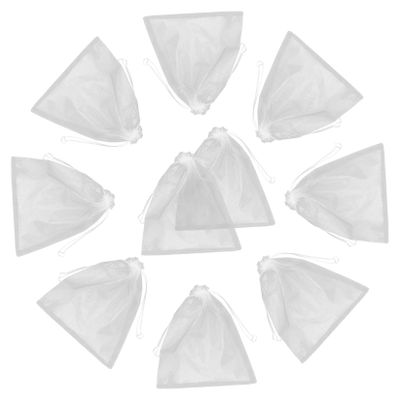 Garneck 10pcs Breathable Mesh Doll Storage Bag Organza Pouches for Dolls Toys Bag Carrier Toy Organizer Mesh