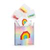 PIXIO Mini Magnetic Blocks Building Toy in The Pixel Art Style with Free App - 5/16" Plastic Cubes with Magnets Inside - Open Ended Creativity Toy for Ages 6+ - 63pcs Rainbow view 1