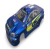 1/10 Scale RC Drift Racing Touring On Road Car Painted Body Shell, No Cut, Subaru STI Style, 190mm, Blue view 1