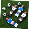 Alipis 4pcs Foosball Replacement Players with Footballs Tabletop Soccer Figurines for Table Foosball Games Easy to Install and Replace Parts Game Fun view 4