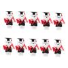 Abaodam 10pcs Graduation Plush Bears Cute Doctor Bear Dolls for Graduates of All Ages for Kindergarten High School College and University Celebrations view 1