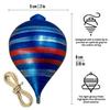 Traditional Wooden Spinning Tops Handcrafted Set of 3 Trompos with Metal Tip, Artisan Painted Finish & Strings Includes Premium Storage Bag (Neon Mix) view 4