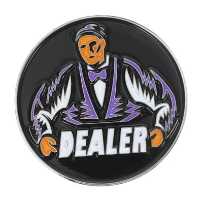 BCOATH 1pc Poker Chip Holder Dealer Button Card Protectors for Themed Party Poker Accessory