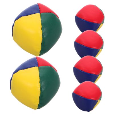 BIUDECO 6pcs Bag Toss Round Shaped Bean Bags Boys and Girls Throwing Game Party Games