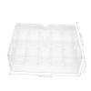 OSALADI Acrylic Poker Chip Storage Box Lid 200-Count Chip Organizer for Poker Games for Gamers view 2