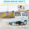 BOTICAKO 1: 10 RC Truck, WPL D12 Kei Truck-2.4G RC Rear Drive Drift Car with Brushed 260 Motor, 4pcs Drift Wheels view 4