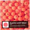 TOGEVAL 40mm Seamless Plastic Lottery Balls 100pcs Party Game Balls for Raffle Drawings Bingo and Table Tennis Activities for Festivals and Events view 3