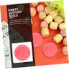 TOGEVAL 40mm Seamless Plastic Lottery Balls 100pcs Party Game Balls for Raffle Drawings Bingo and Table Tennis Activities for Festivals and Events view 4