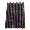 ANGGREK 12pcs Black Wood Pencils Writing Drawing Pencils with Rhinestone Design Pre Sharpened for Children School Office Use view 4