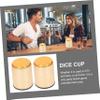 ToysCentral Basics 2pcs Dice Storage Cups Professional Ktv Game Dice Cups Smooth for Game Parties view 3