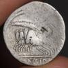 Ancient Roman Republic Coin Silver Denarius 46BC Venus Goddess of Love with Certificate of Authenticity view 2
