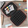 UPKOCH Dice Storage Organizer Bag Dual Compartment Portable Zipper Dice Holder for Board Games Includes Internal Divider and Mesh Pocket for Tokens and Miniatures view 4