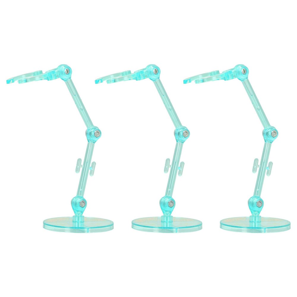 Acouto 10PCS G Translucent Action Figure Stand Display Holder Base for 6 I Doll (#1) (#2) (#3)
