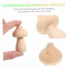 ARTIBETTER 10pcs Wooden Mushroom Ornaments DIY Mushroom Models Adorns Painting Wooden Graffiti view 4