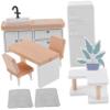Abaodam 1set Miniature Dollhouse Furniture Adorable Bedroom Accessories for Dollhouse Decor for Creative Play and Home Decoration view 1