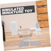 Abaodam 1set Miniature Dollhouse Furniture Adorable Bedroom Accessories for Dollhouse Decor for Creative Play and Home Decoration view 4
