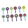 CHICAMPERA 12pcs Cartoon Drum Girl Rattles Early Educational Toys for Sensory Play and Music Learning Safe Material for Newborns and Toddlers view 1