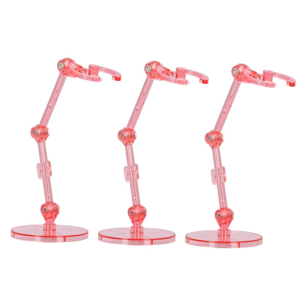 10PCS G Translucent Action Figure Stand Display Holder Base for 6 I Doll (#1) (#2) (#3) (#4)