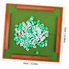 BESPORTBLE 1Set Mini Mahjong Kit Engraved Mahjong Game Set with Random for Home and Travel Fun Mahjong Playthings for Family and Friends view 2