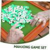 BESPORTBLE 1Set Mini Mahjong Kit Engraved Mahjong Game Set with Random for Home and Travel Fun Mahjong Playthings for Family and Friends view 4