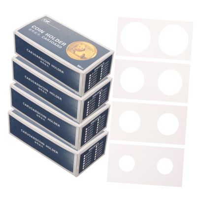 Angoily 200pc Coin Holder Coin Collection Supplies Organizer for Collectors Cases Wrap Paper