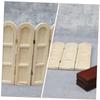 Abaodam Miniature Folding Screen Model Retro Style Dollhouse Accessory Simulation Screen Props for Creative Display Bedroom Living Room Bathroom Decor view 4
