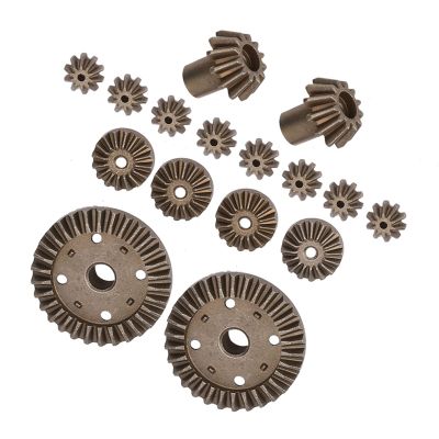 16pcs Metal Gear Upgrade Parts for 2428 2423 RC Car Accessory Set for Enhanced Performance