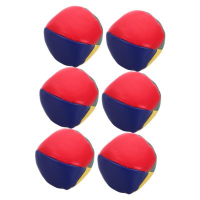 balacoo Mini Beanbags Toss Game Set 6pcs Bean Bag Toys for Boys and Girls Throwing Games for Toddlers Hand Eye Coordination Safe Soft Pu Material