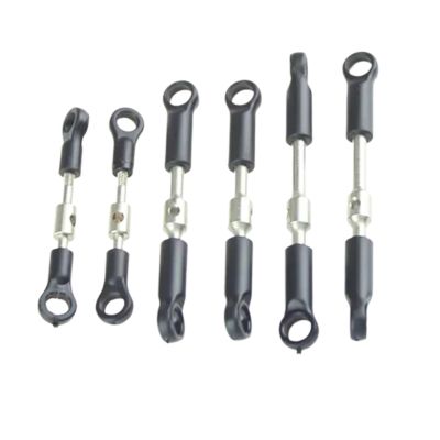 RC Car Parts for WLtoys 144001 4WD 1/14 RC Remote Control for Model Car Aluminum Tie Link Rods Set Pull Rod Replacement Parts Accessory