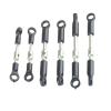 RC Car Parts for WLtoys 144001 4WD 1/14 RC Remote Control for Model Car Aluminum Tie Link Rods Set Pull Rod Replacement Parts Accessory view 1