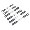 RC Car Parts for WLtoys 144001 4WD 1/14 RC Remote Control for Model Car Aluminum Tie Link Rods Set Pull Rod Replacement Parts Accessory view 2