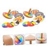 Abaodam 2sets Boys and Girls Gyroscope Toys Spinning Tops Set for Two Educational Gyroscope Fidgets for Boys and Girls DIY Gyro Birthday Party Favors view 2