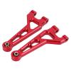 2Pcs HighPerformance Aluminum Oy ONT Upper Arms for MJX /16 RC Cars 6208 6207 6210 Red (Blue) (Red) view 4