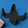 Playing Card Deck Holder, 3D Printed, Fits Standard 2.5 x 3.5 inch Poker Cards, Black and White (Black, Double Deck) view 1