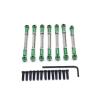 Compatible with WLtoys 104001 104002 1/10 RC Car Upgrade Parts Metal Upgrade Front and Rear Steering Adjustable Links RC Tie Link Rods view 1