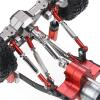 Compatible with WPL B1 B14 B24 C14 C24 1/16 RC Car Upgrade Parts Accessories Metal Pull Link Rod Base Bracket RC Tie Link Rods(Red) view 2