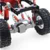 Compatible with WPL B1 B14 B24 C14 C24 1/16 RC Car Upgrade Parts Accessories Metal Pull Link Rod Base Bracket RC Tie Link Rods(Red) view 3