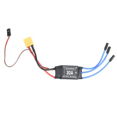 Aircraft 30A Brushless ESC Electronic Speed Controller, Dependable RC Parts for Drone Helicopter FPV, Black