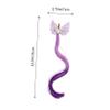 Baluue 3pcs Gradient Hair Clips Fun Ponytail Accessories for Boys and Girls for Cosplay Parties and Special Occasions view 2