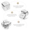 BESTonZON 5pcs Stainless Steel Food Decision Creative Meal Planner for Friends Foodies Fun Dinner Decision Maker Gag Adults view 3