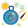 Lexibook Stitch Inflatable Jumping Ball with Integrated Bright and Colourful Balls, Hand Pump Included, Safe and Durable Plastic, Blue, BG040D view 2
