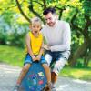 Lexibook Stitch Inflatable Jumping Ball with Integrated Bright and Colourful Balls, Hand Pump Included, Safe and Durable Plastic, Blue, BG040D view 3