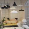 1:6 Scale Dollhouse Miniature mini Simulation Nordic Simple Style Luminous Chandelier Model,bjdob11blythegsc Home Decor Accessories (Pink L Size 2.36") view 3