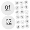 PRETYZOOM 50pcs Lottery Balls White Raffle Balls Sturdy Fade-resistant for Parties view 1