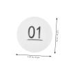 PRETYZOOM 50pcs Lottery Balls White Raffle Balls Sturdy Fade-resistant for Parties view 2