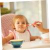 GALPADA Bowl Lid and Straw Non- Spill Feeding Bowl for Boy Girl and Toddlers Reusable Boy Girl Food Container for First Meals view 4