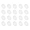 MECCANIXITY 20 Pcs Plastic Gears 24 Teeth Plastic Motor Gear Model 24122B Reduction Gear for RC Car Model DIY Robot (White, Module 0.5) view 1